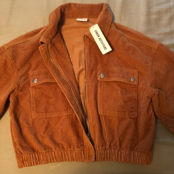 Corduroy cropped women’s jacket medium - Picture 4 of 6